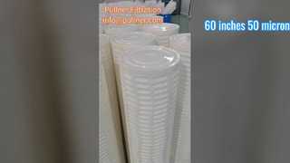 जल उपचार के लिए 60 इंच 50 माइक्रोन उच्च प्रवाह फिल्टर कारतूस