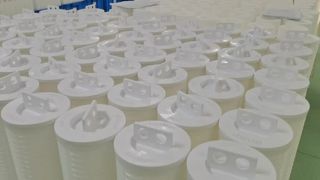 5um उच्च प्रवाह फ़िल्टर कार्ट्रिज 60 इंच पॉलीप्रोपाइलीन सामग्री