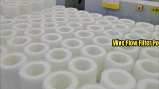 पीपी डीप प्लीटेड आरओ 6.6㎡ हाई फ्लो फिल्टर कार्ट्रिज