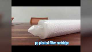 30 इंच पीपी प्लीटेड फिल्टर कार्ट्रिज