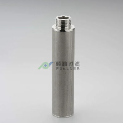 उच्च प्रवाह अनुप्रयोगों के लिए उच्च तापमान और संक्षारण प्रतिरोध के साथ 10 इंच 316L स्टेनलेस स्टील सिंटरड मेश फिल्टर कार्ट्रिज