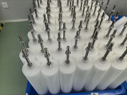 आयरन ऑक्साइड को हटाने के लिए बिजली संयंत्रों के लिए 3.5m3/h~4.5m3/h प्रवाह दर के साथ 40 इंच कंडेनसेट पॉलिशिंग फिल्टर