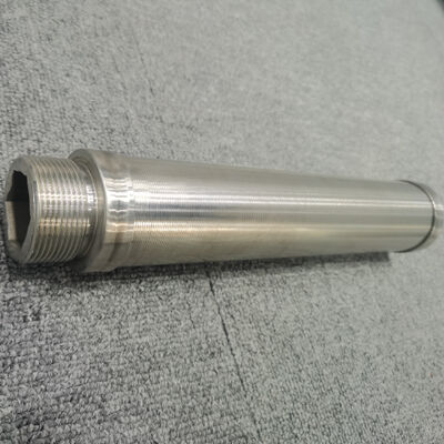 पीएचएसवी श्रृंखला धातु फिल्टर कारतूस उच्च शक्ति निस्पंदन के लिए सर्पिल वेल्डिंग रिब और वी के आकार के तार के साथ