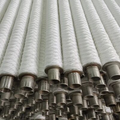 छोटे दबाव ड्रॉप और बड़ी प्रदूषक धारण क्षमता के लिए हनीकॉम्ब संरचना के साथ PLX श्रृंखला स्ट्रिंग वाउंड हाई फ्लो फिल्टर कार्ट्रिज