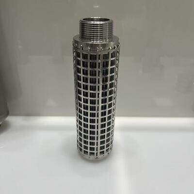 उच्च तापमान प्रतिरोधी 316L स्टेनलेस स्टील फाइबर फेल्ट प्लीटेड फिल्टर कार्ट्रिज, बड़े निस्पंदन क्षेत्र के साथ