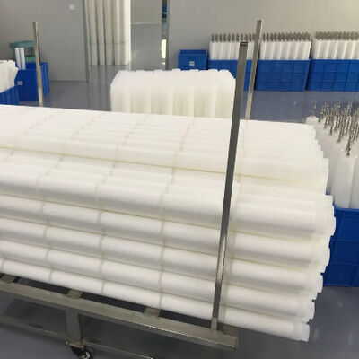 उच्च प्रवाह निस्पंदन के लिए पॉलीप्रोपाइलीन मीडिया के साथ 70'' पावर प्लांट कंडेनसेट वाटर प्लीटेड फिल्टर कार्ट्रिज