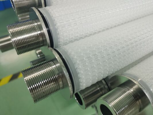 समुद्री जल उपचार संयंत्र के लिए शहद के छिलके संरचना के साथ स्ट्रिंग घाव उच्च प्रवाह फिल्टर कारतूस