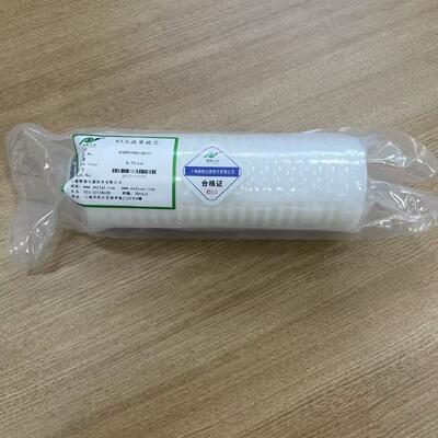 0.05μm निस्पंदन के लिए 80 मिमी व्यास और 120 लीटर/मिनट प्रवाह क्षमता के साथ 83 श्रृंखला प्लीटेड फ़िल्टर कार्ट्रिज