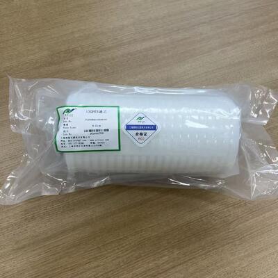 उच्च प्रवाह 200L/मिनट और 2m2 फिल्ट्रेशन क्षेत्र के साथ 130 मिमी बाहरी व्यास के प्लीटेड फिल्टर कारतूस