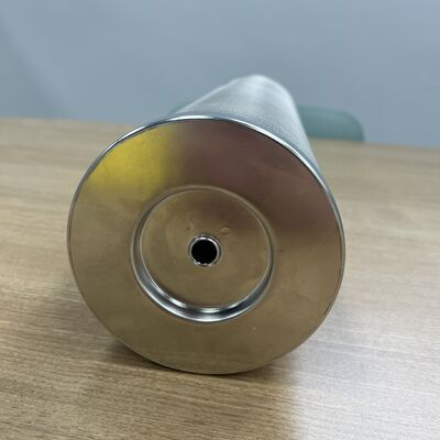0.8 Mpa डिज़ाइन प्रेशर के साथ 5'' बड़े व्यास वाला 304/316L स्टेनलेस स्टील मेश फिल्टर कार्ट्रिज