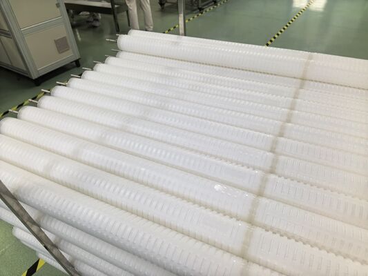 70 इंच लंबाई पॉलीप्रोपाइलीन (पीपी) सामग्री हाई फ्लो पीएचएफ़जेड कंडेनसेट पॉलिशिंग फ़िल्टर कार्ट्रिज