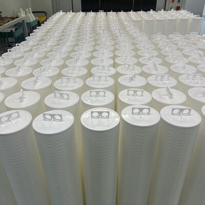 Industrial Large Flow PP Pleated Filter Cartridge with 1um-100um Micron Range for RO Pre-filtration