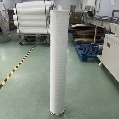Industrial Large Flow PP Pleated Filter Cartridge with 1um-100um Micron Range for RO Pre-filtration